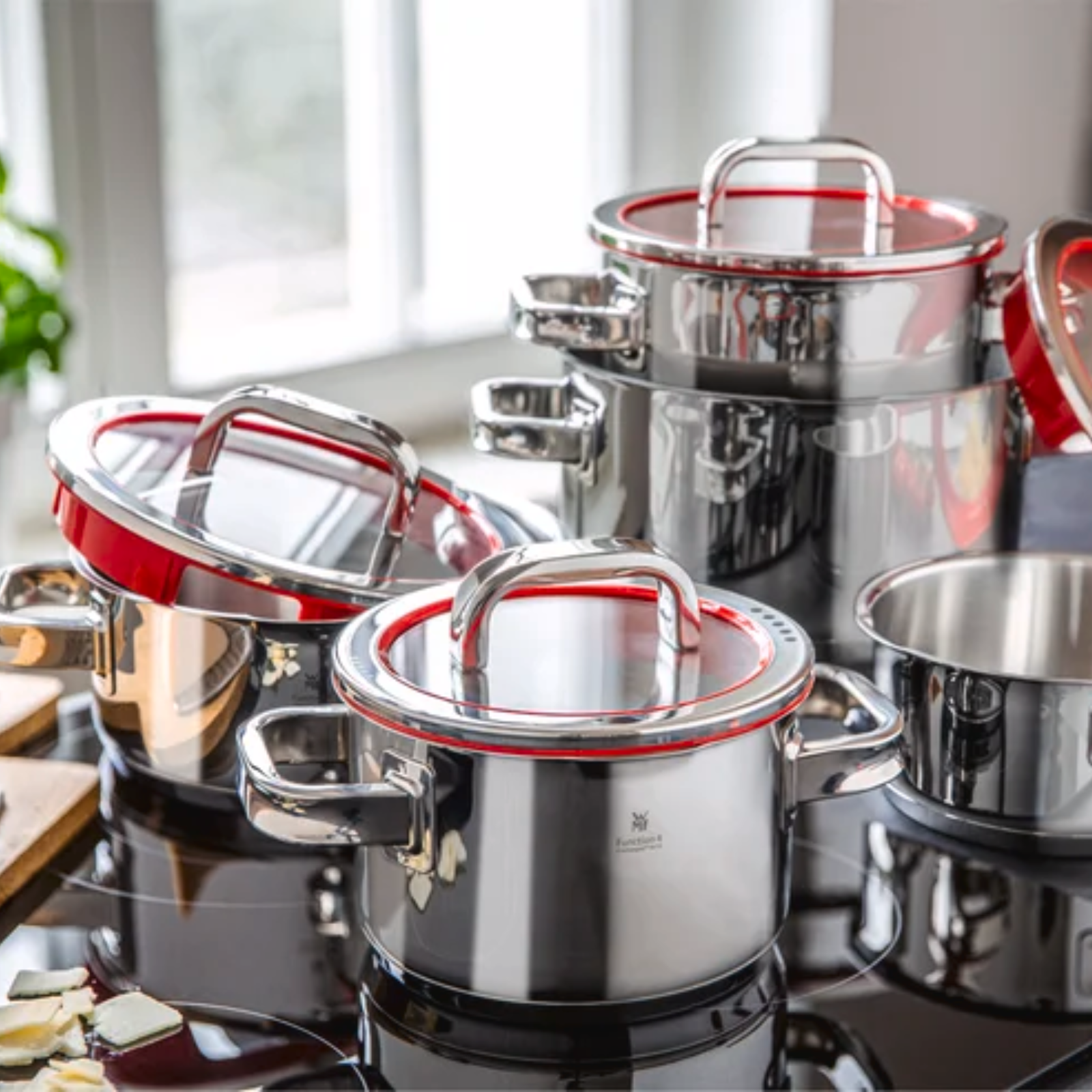 WMF Function 4 Cookware NZ – Stainless Steel Pots with Smart Lids