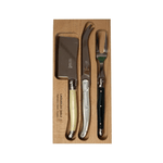 Andre Verdier Laguiole Debutant Cheese Fork Set of 3 Neutral