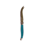 Andre Verdier Laguiole Debutant Small Cheese Knife Teal