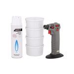 Avanti Creme Brulee Set with Gas and 4 Ramekins
