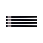 Avanti Traditional Chopsticks with Silver Set of 4