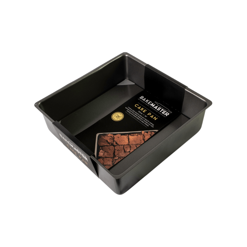 Bakemaster Non-Stick Loose Base Square Deep Cake Pan 25cm