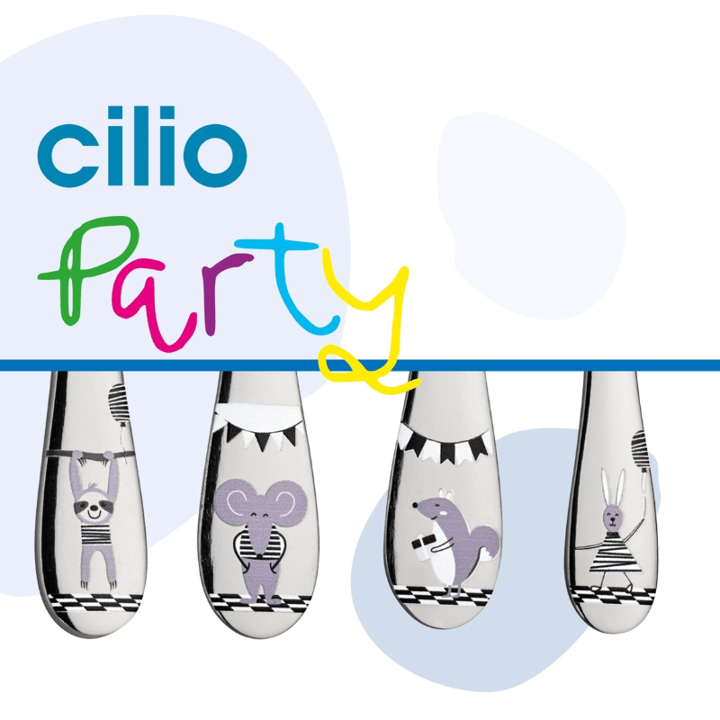 Cilio Children's Party Cutlery Set 4-Piece