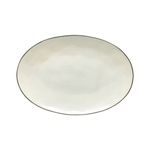 Costa Nova Stacked Organic Oval Platter Salt 45cm
