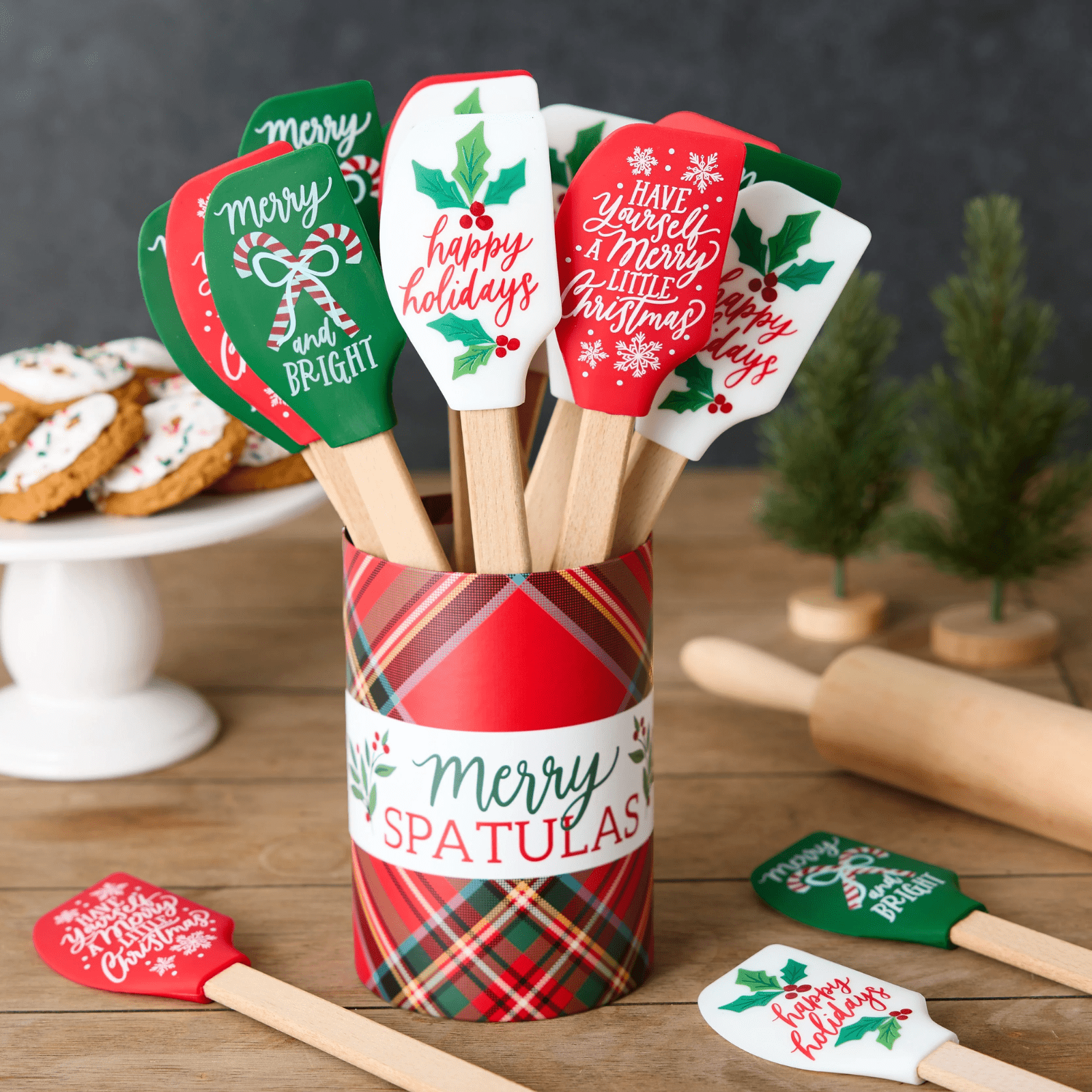 Design Imports Tis the Season Silicone Spatula