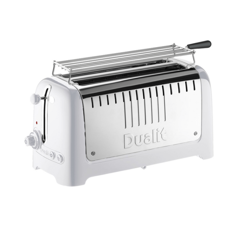 Dualit Lite Long Slot Toaster 4 Slice White