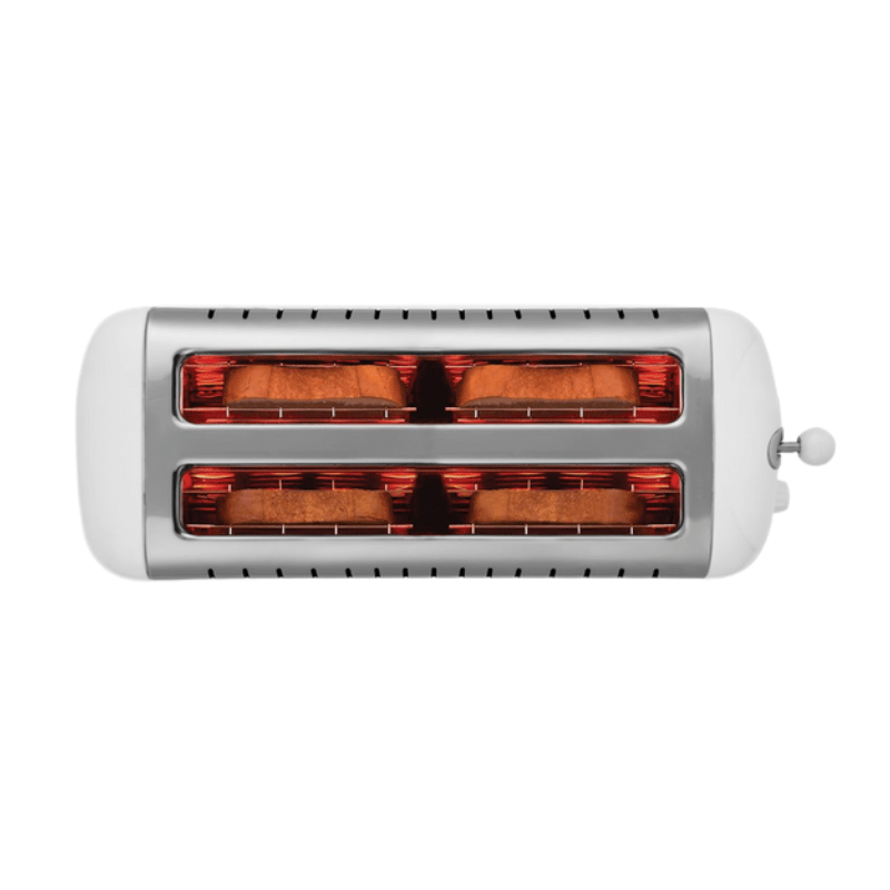 Dualit Lite Long Slot Toaster 4 Slice White