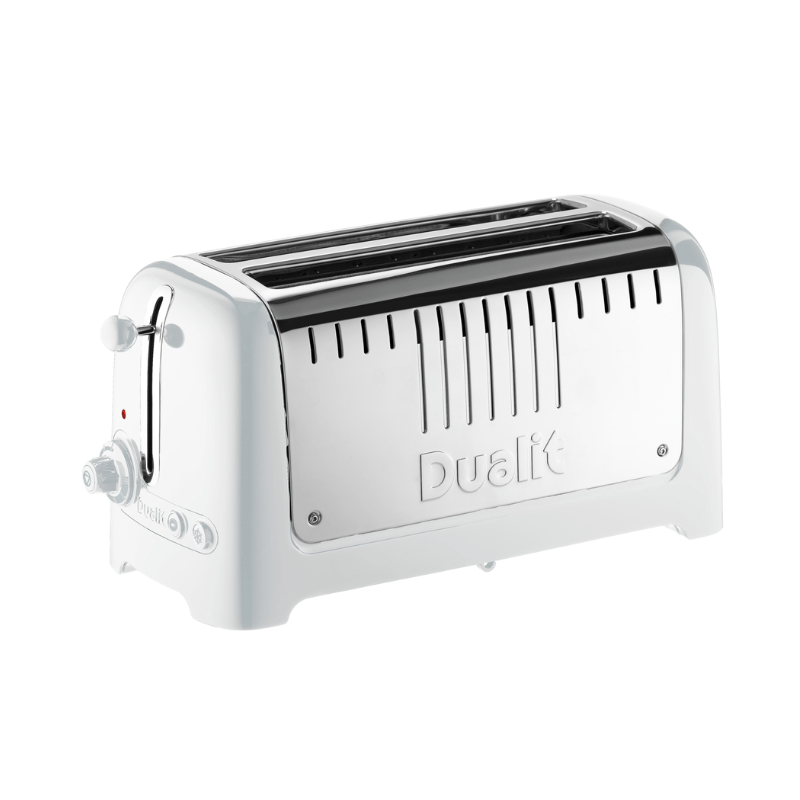 Dualit Lite Long Slot Toaster 4 Slice White