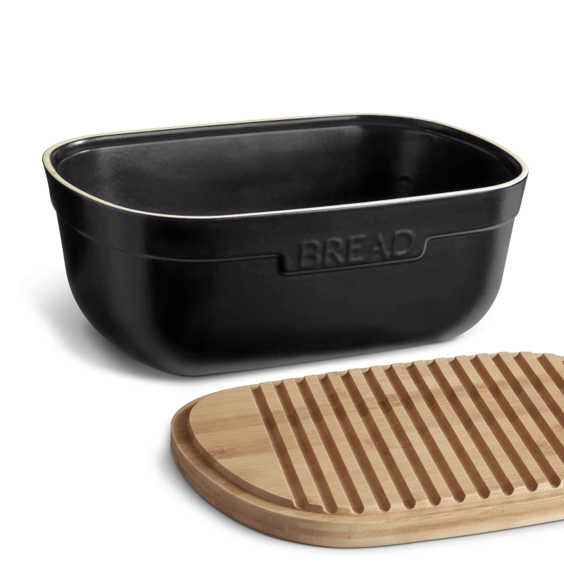 Emile Henry Bread Box & Chopping Board Truffle