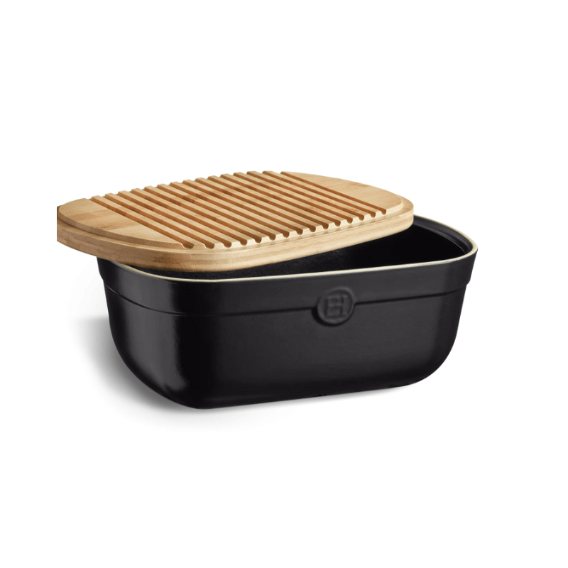 Emile Henry Bread Box & Chopping Board Truffle