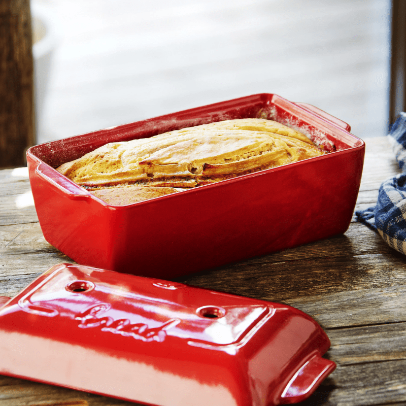 Emile Henry Bread Loaf Baker Burgundy