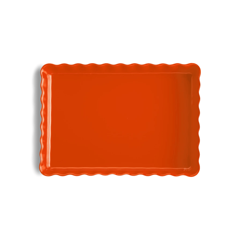 Emile Henry Deep Rectangular Tart Dish 34cm Toscane