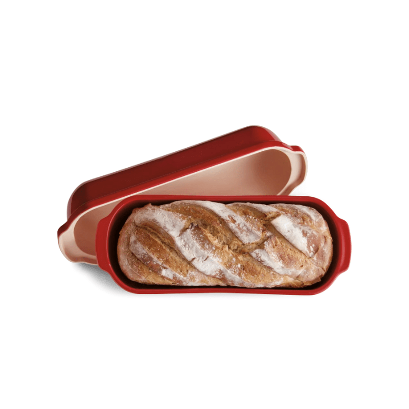 Emile Henry Large Bread Loaf Baker Burgundy