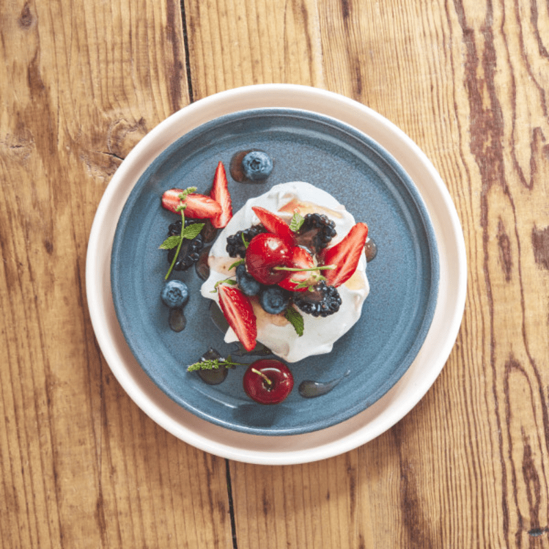 Emile Henry Plate 18cm Blue Flame