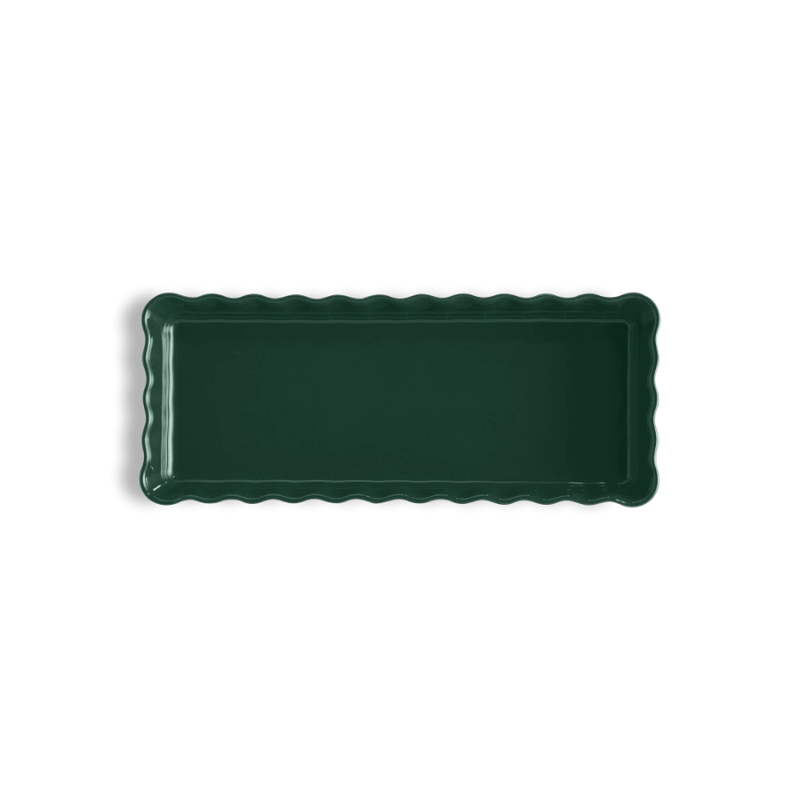 Emile Henry Rectangular Tart Dish 36cm Cedar