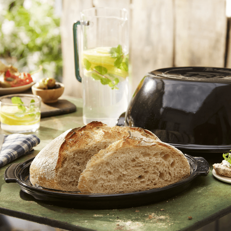 Emile Henry Round Bread Maker Charcoal