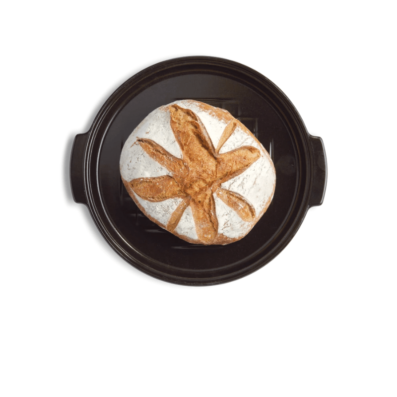 Emile Henry Round Bread Maker Charcoal
