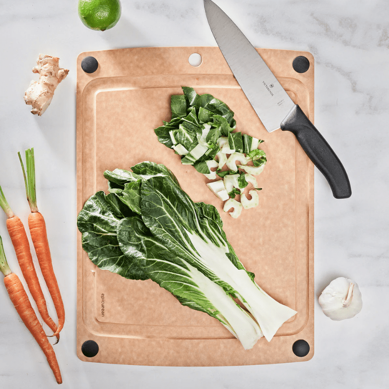 Epicurean All-in-One Chopping Board Natural 44cm x 33cm