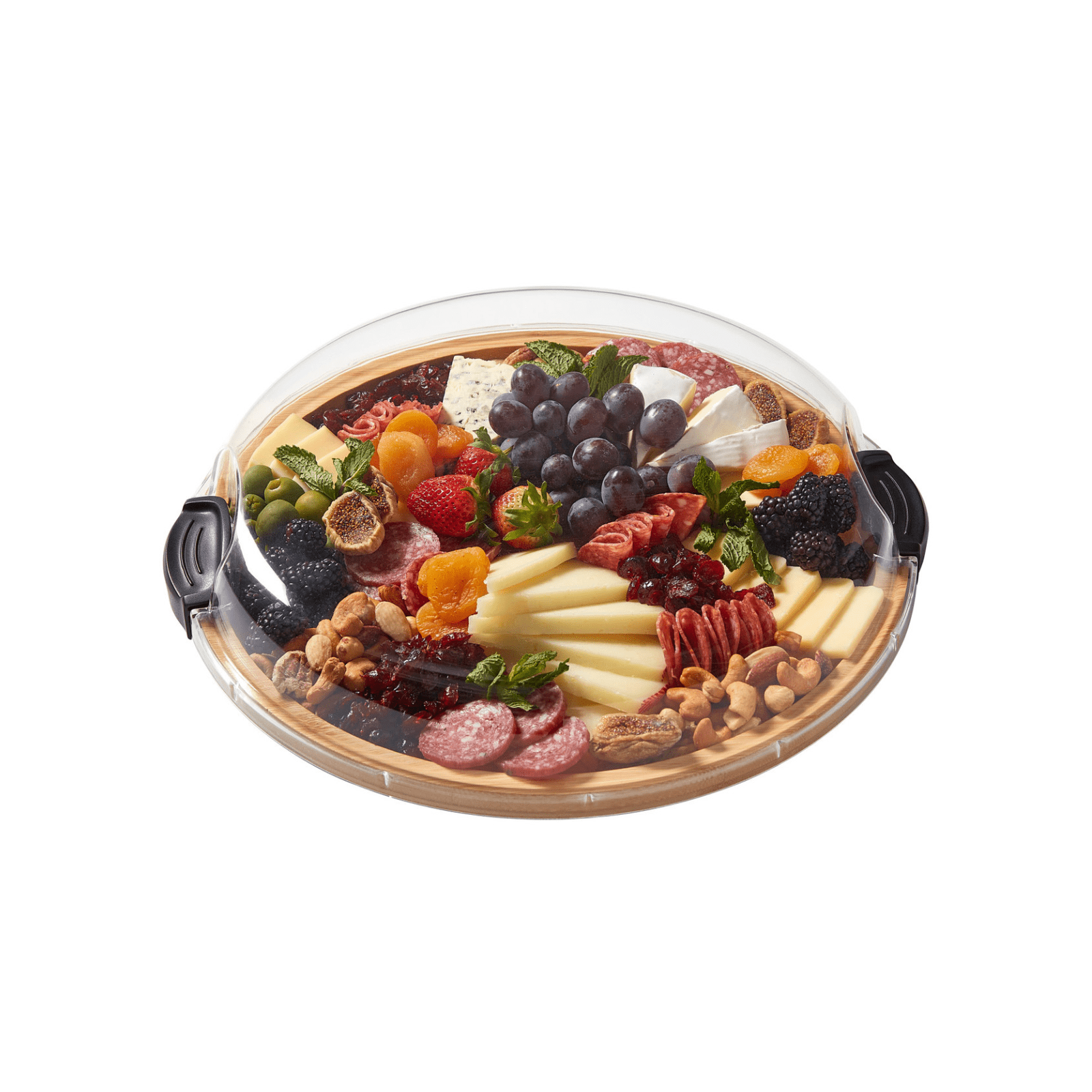 Farberware Build-a-Board Bamboo Round Snack Serving Board 35.5cm