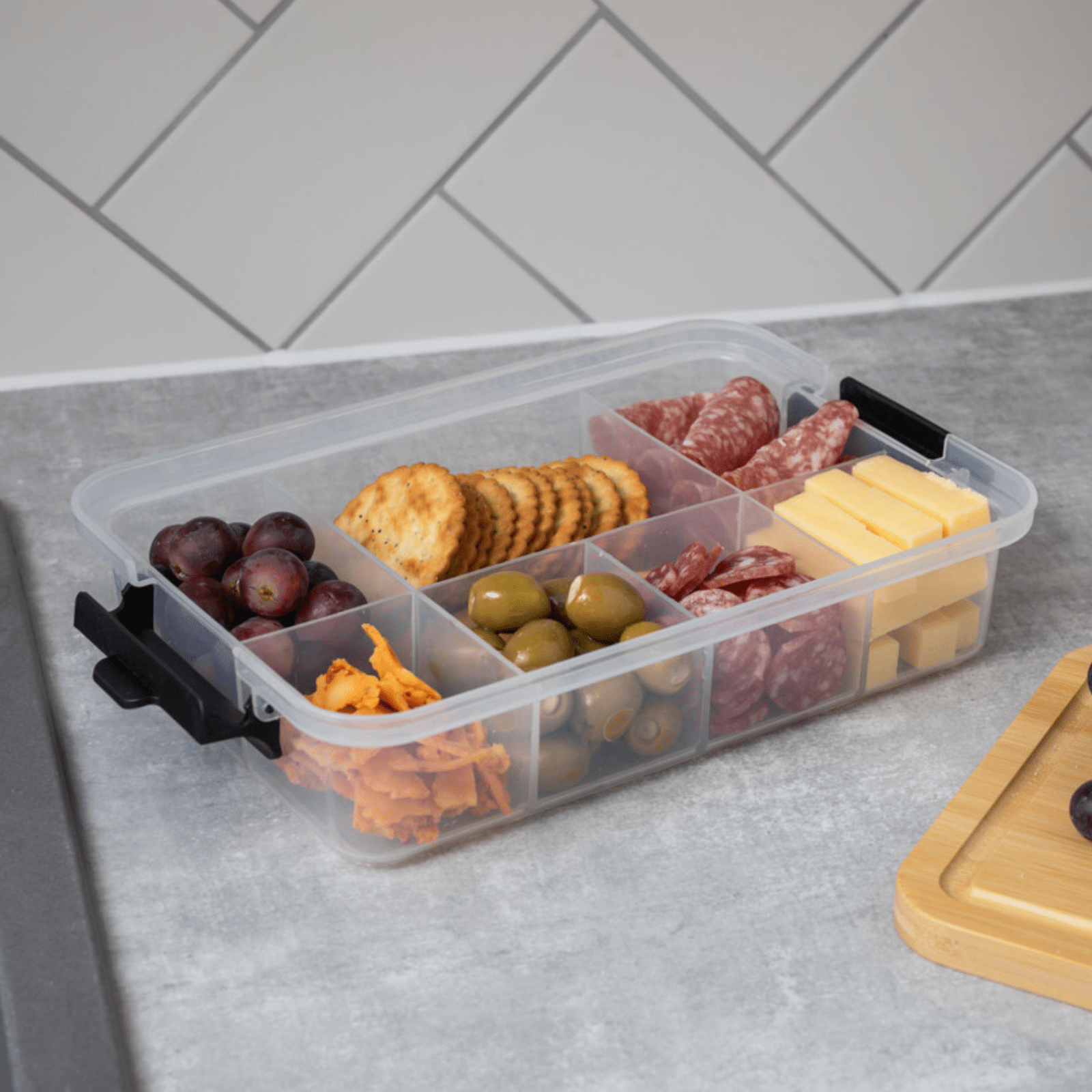 Farberware SnackleBox Bamboo Board and Box 33cm x 20cm