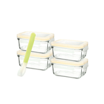 Glasslock Baby Food Rectangular Container 5-Piece Set