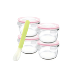 Glasslock Baby Food Round Container 5-Piece Set