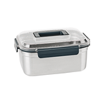 Glasslock ChefTopf Stainless Steel Airtight Food Storage Container 3460ml