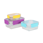 Glasslock Premium Oven Safe Container 3-Piece Set