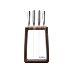 GLOBAL Hashira Walnut Knife Block Set 5-Piece