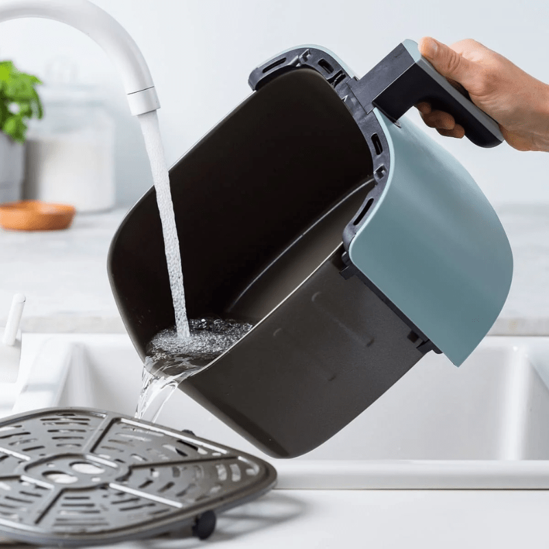 GreenPan Bistro Air Fryer 7.2L Smokey Blue Basket