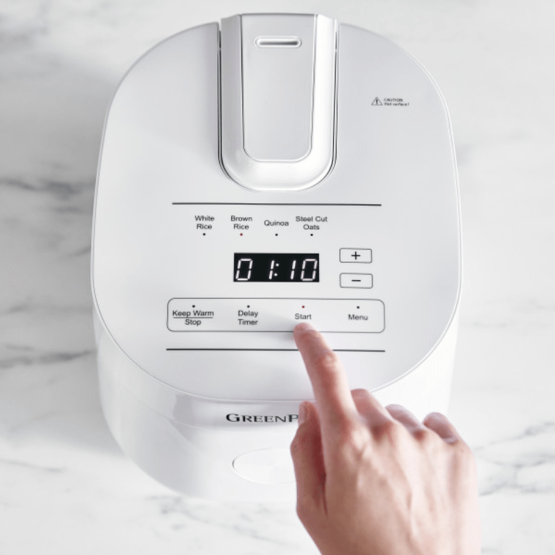 GreenPan Bistro Rice and Grains Cooker 8-Cup