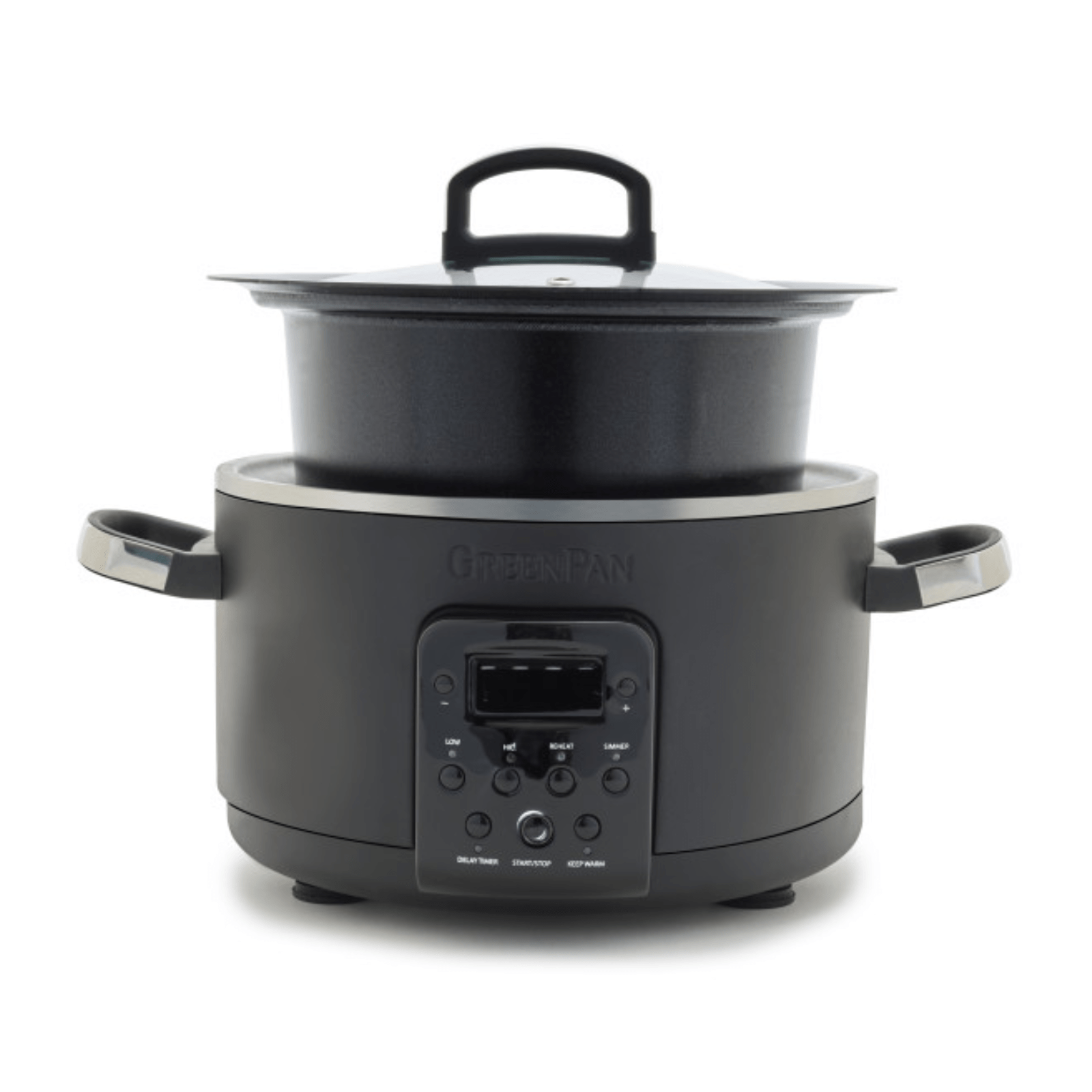 GreenPan Bistro Slow Cooker 3.7L Black