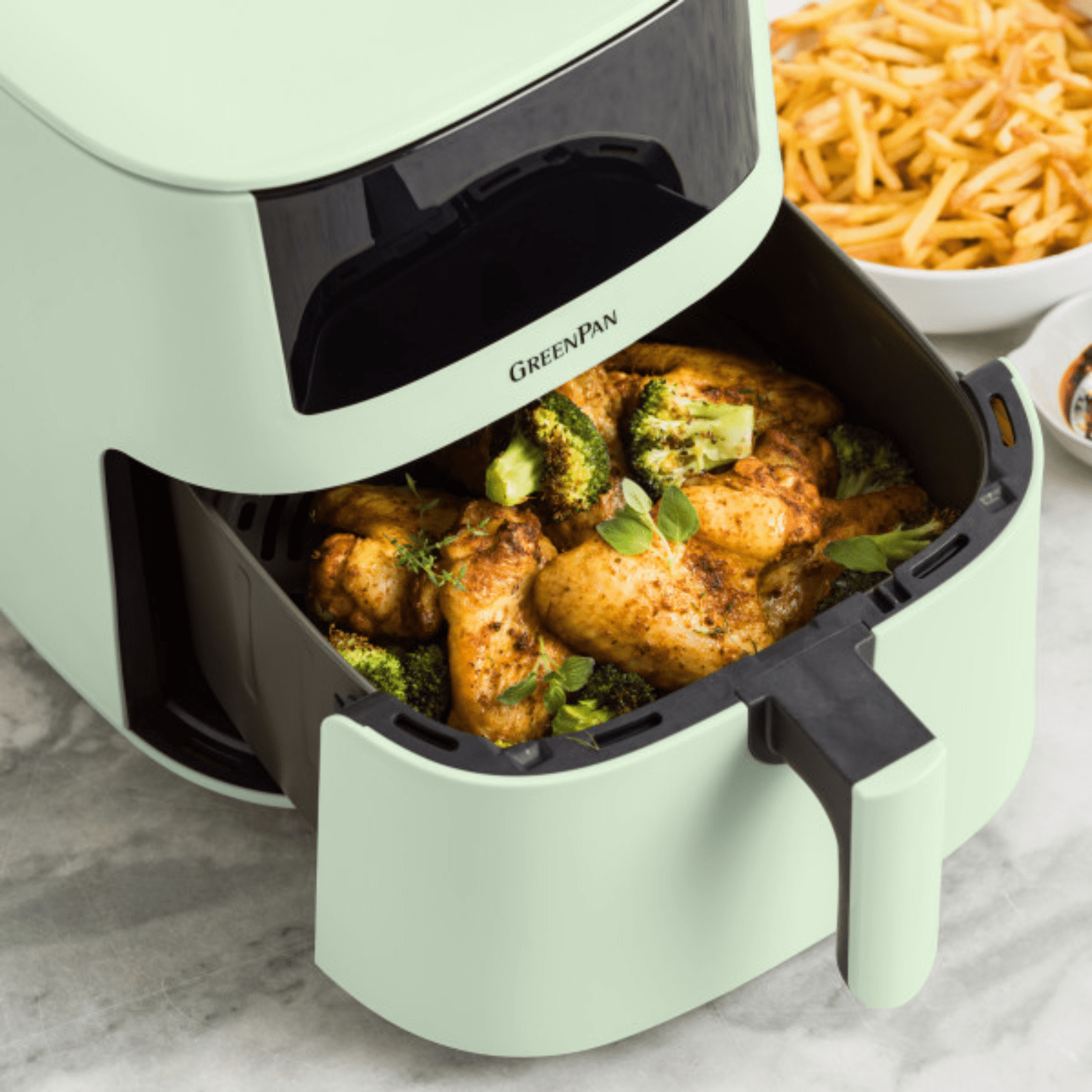 GreenPan Bistro XXL Air Fryer 7.2L Mint Green