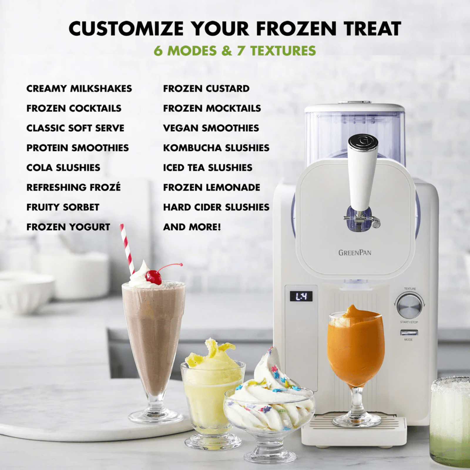 GreenPan Frost Ice Cream & Frozen Drink Maker