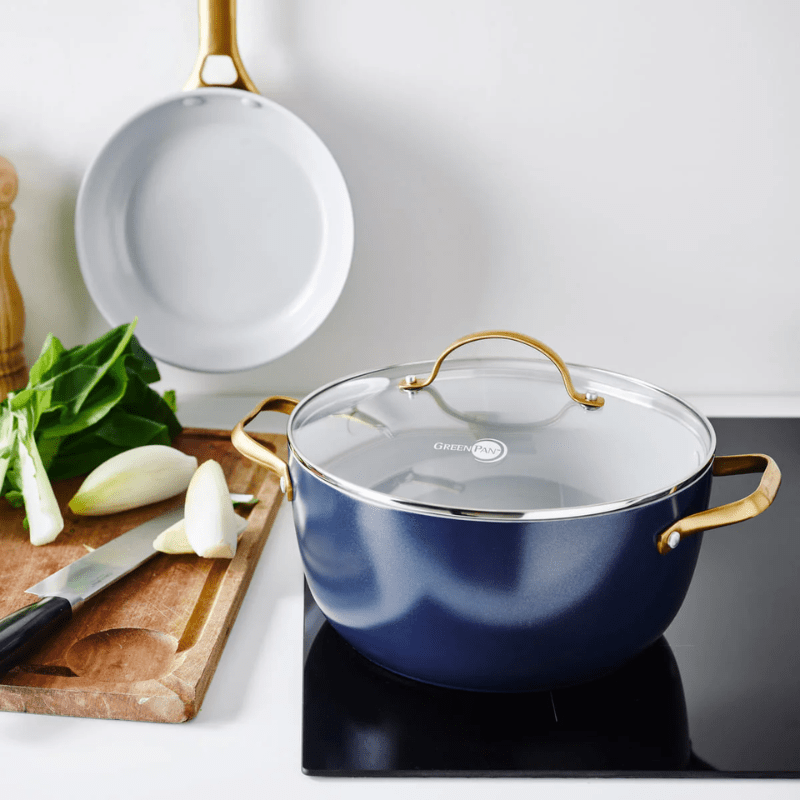 GreenPan Padova Casserole 24cm Navy Blue