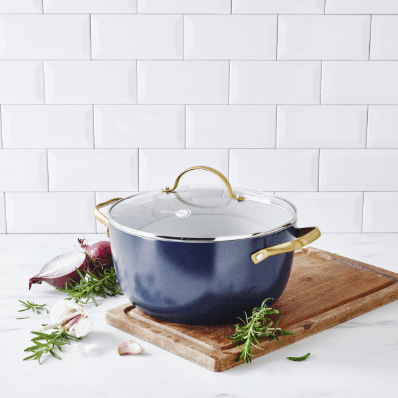 GreenPan Padova Casserole 24cm Navy Blue