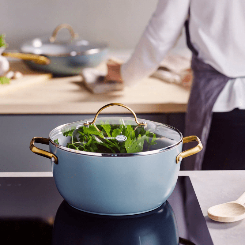 GreenPan Padova Casserole 24cm Smokey Sky Blue