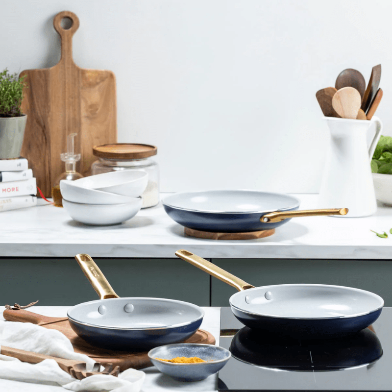 GreenPan Padova Frying Pan 24cm Navy Blue
