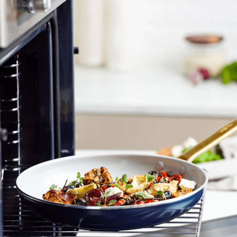 GreenPan Padova Frying Pan 24cm Navy Blue