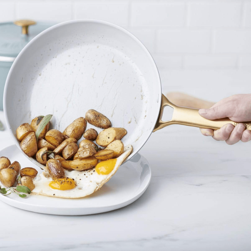 GreenPan Padova Frying Pan 28cm Smokey Sky Blue