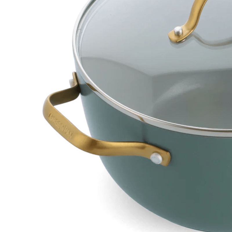 GreenPan Padova Non-Stick Casserole 24cm Smokey Sky Blue