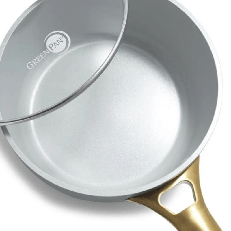 GreenPan Padova Non-Stick Saucepan 18cm Smokey Sky Blue