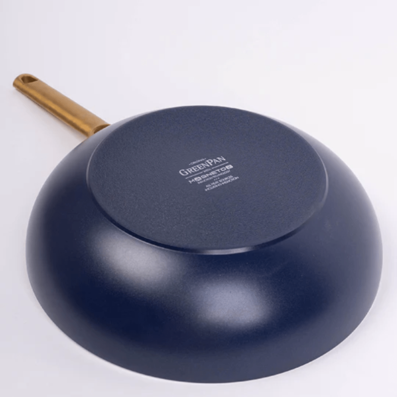 GreenPan Padova Open Wok 28cm Navy Blue