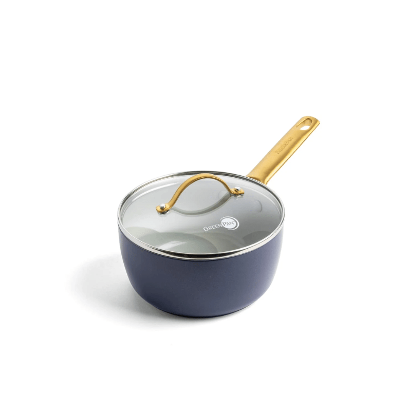 GreenPan Padova Saucepan 18cm Navy Blue