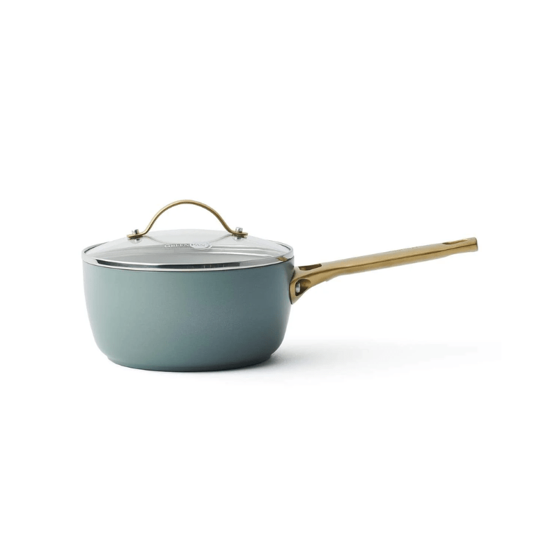 GreenPan Padova Saucepan 18cm Smokey Sky Blue