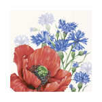 IHR Cocktail Poppy and Cornflowers Napkins Pack of 20
