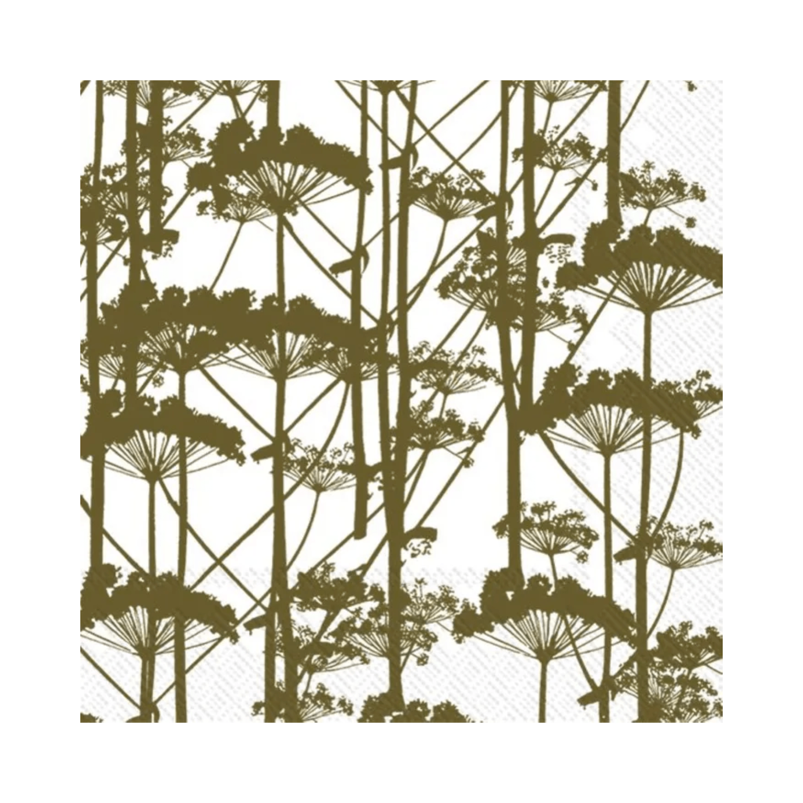 IHR Luncheon Marimekko Putkinotko Olive Napkins Pack of 20