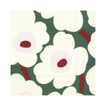 IHR Luncheon Marimekko Unikko Green Cream Napkins Pack of 20