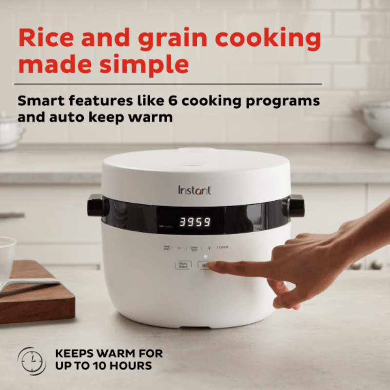 Instant Pot 5-Cup Rice & Grain Cooker The Homestore Auckland