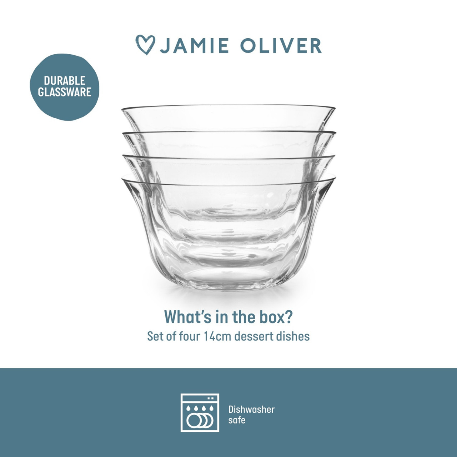 Jamie Oliver Big Love Dreamy Dessert Dishes 14cm Set of 4